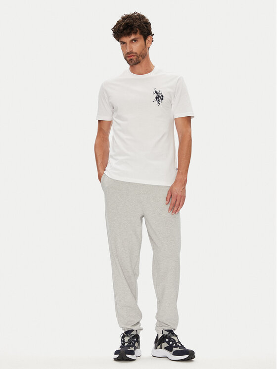 U.S. Polo Assn. U.S. Polo Assn. Tricou MUP4367 Alb Regular Fit
