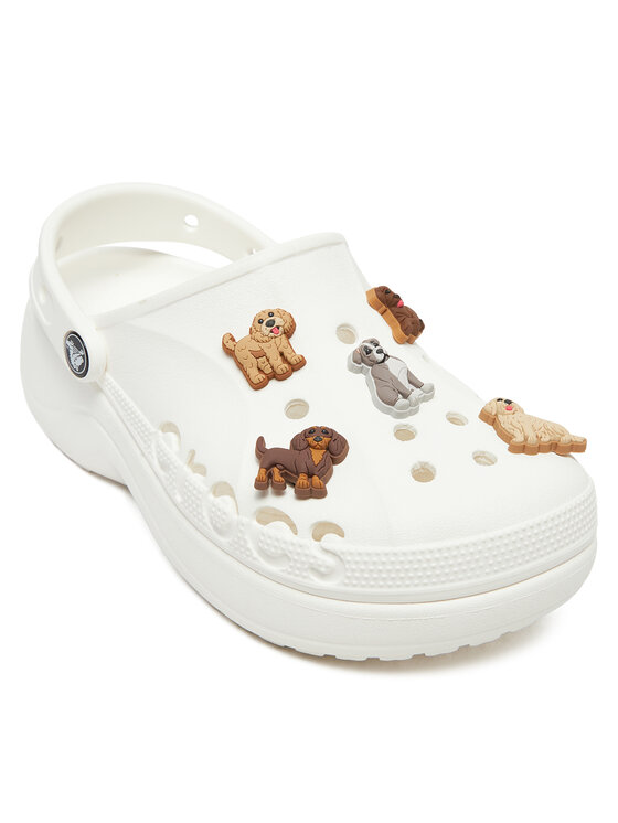 Crocs Crocs Okrasek za obutev DOGGIE DOODLE 5 PACK 10015106 Rjava