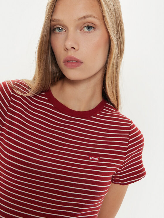 Levi's® Levi's® T-Shirt Essential Housemark 000KK-0005 Κόκκινο Slim Fit
