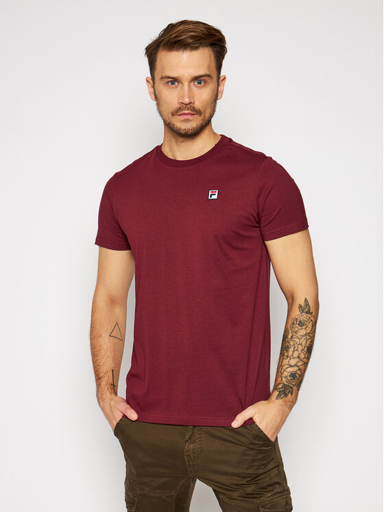 Fila T Shirt Seamus Tee 682393 Bordo Regular Fit Modivo.cz