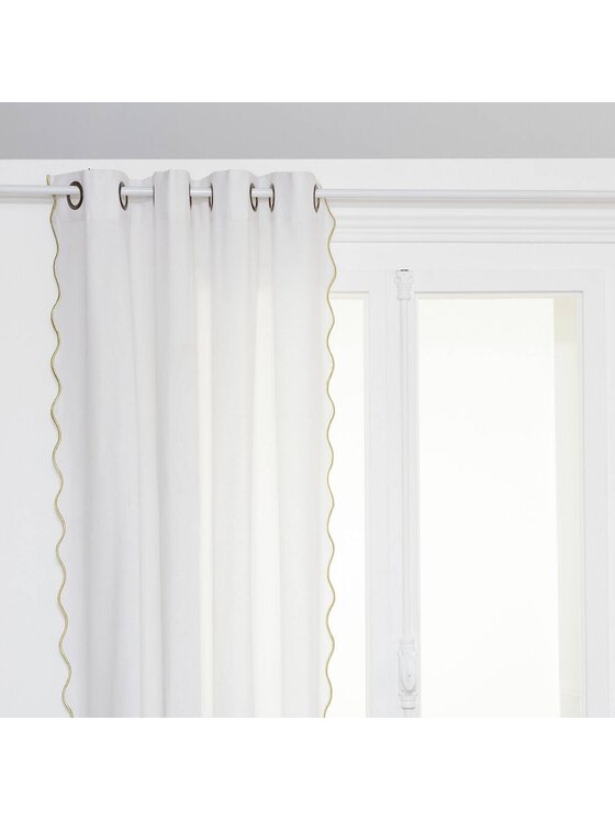 MIAhome MIAhome Firana tiulowa 140x260 cm GALLETA Biały