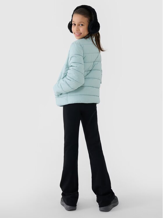 4F 4F Kurtka puchowa 4FJWSS25TDJAF515-47S Zielony Regular Fit