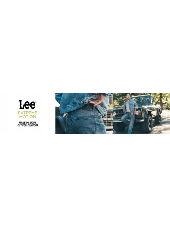 Lee Lee Jeansy Slim Fit MVP XM Extreme Motion Szary Slim Fit