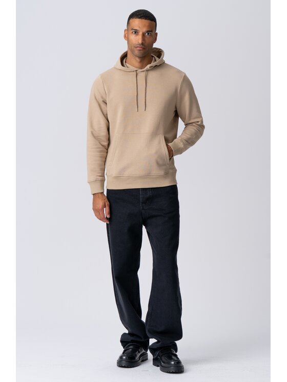 TeeShoppen TeeShoppen Bluza 'Basic Collection' Beżowy Regular Fit