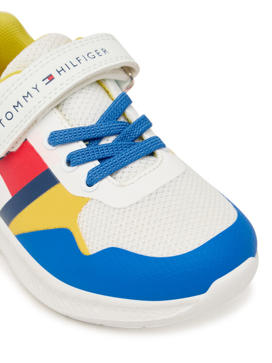 Tommy Hilfiger Tommy Hilfiger Snīkeri Flag Low Cut Lace-Up/Velcro T1X9-34369-1843 M Daudzkrāsains