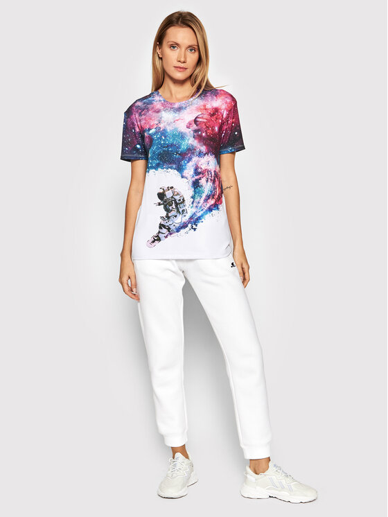 T-shirt Unisex Surfing Cosmonaut Multicolore