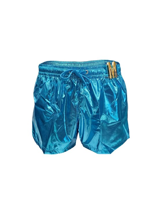 MOSCHINO Underwear Swim Costume da bagno Costume Moschino uomo logo M Turchese Regular Fit Modivo