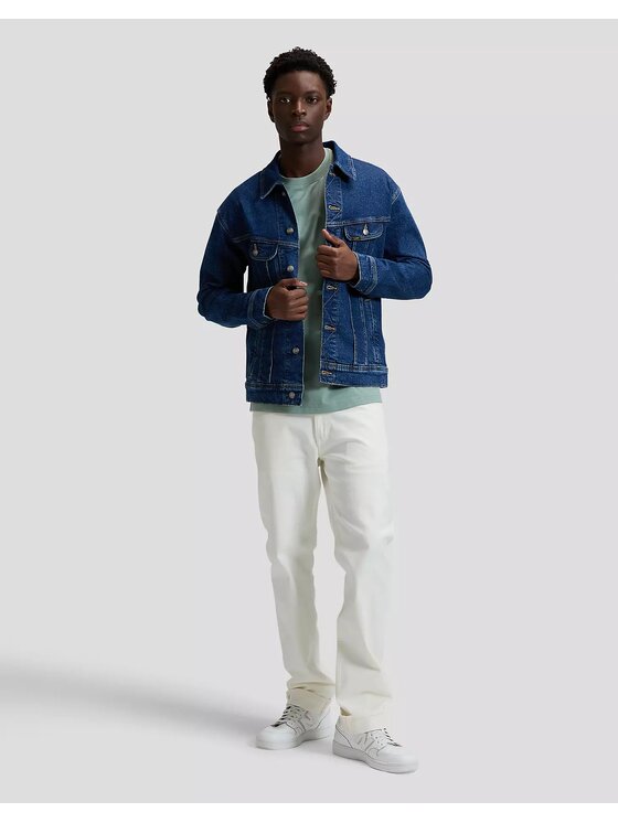Lee Lee Kurtka jeansowa RELAXED RIDER JACKET Niebieski Regular Fit