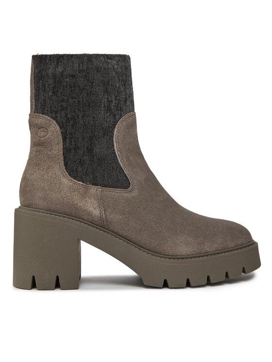 Tamaris Tamaris Kotníková obuv s elastickým prvkem 1-25851-41 Šedá