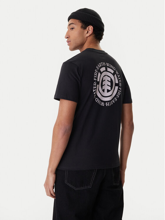 Element Element Tričko Seal BP SS ELYZT00596 Čierna Regular Fit