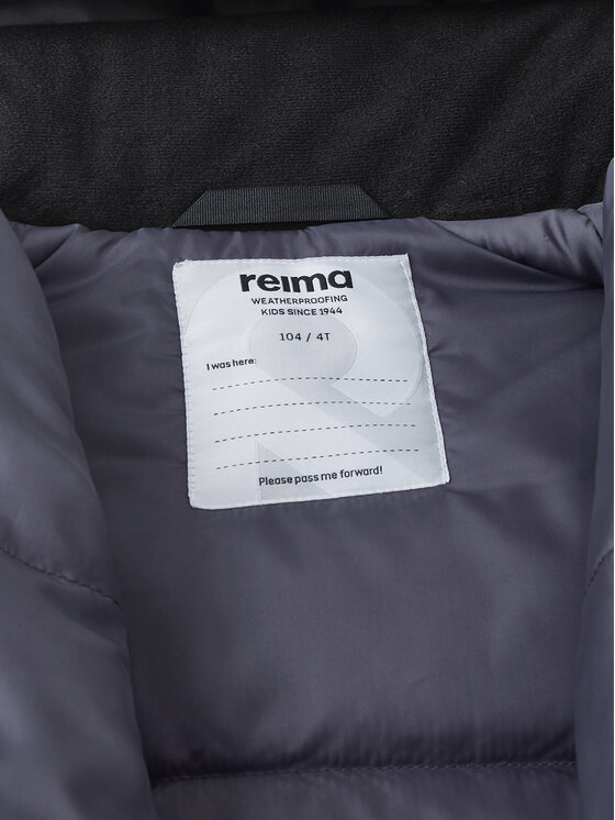 Reima Reima Зимен детски гащеризон Kaunisto 5100157E Сив Regular Fit