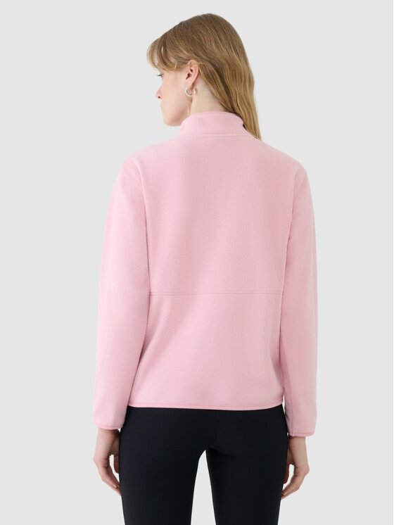 4F 4F Felpa di pile 4FWSS25TFLEF322-56S Rosa Regular Fit