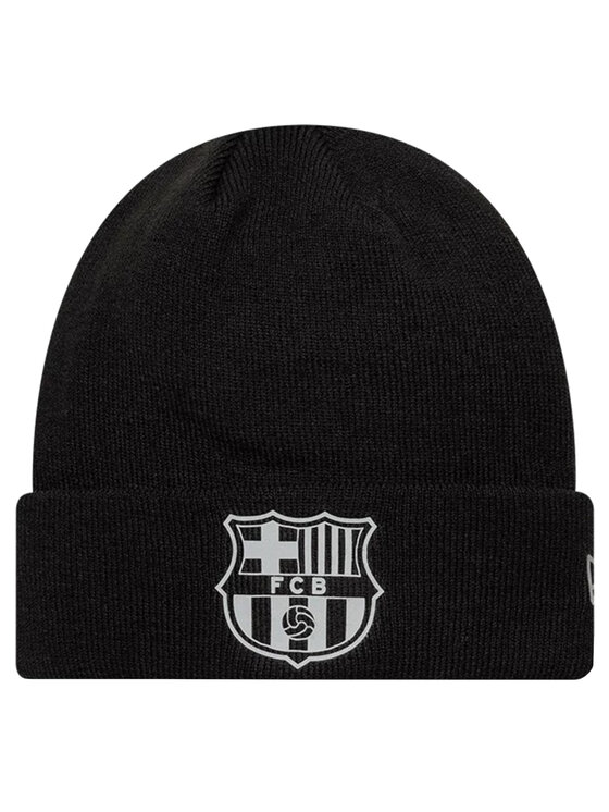New Era New Era Berretto Core Cuff Beanie FC Barcelona Reflective Hat Nero
