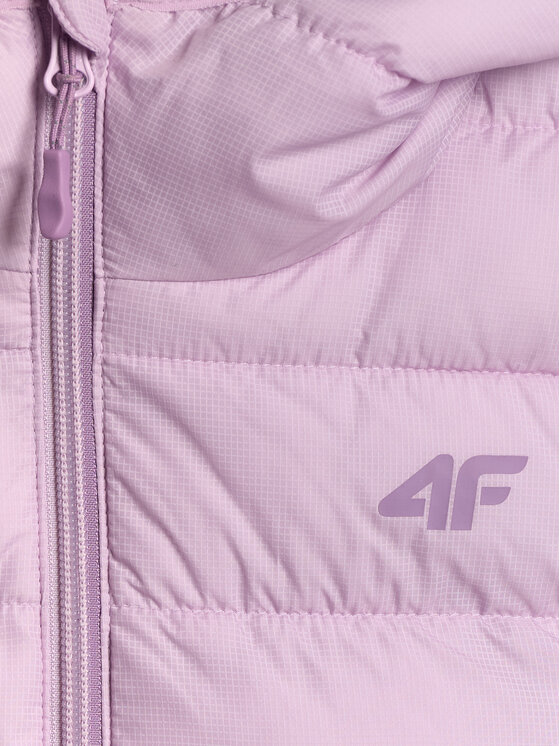 4F 4F Kamizelka OUTERWEAR Fioletowy jasny Regular Fit