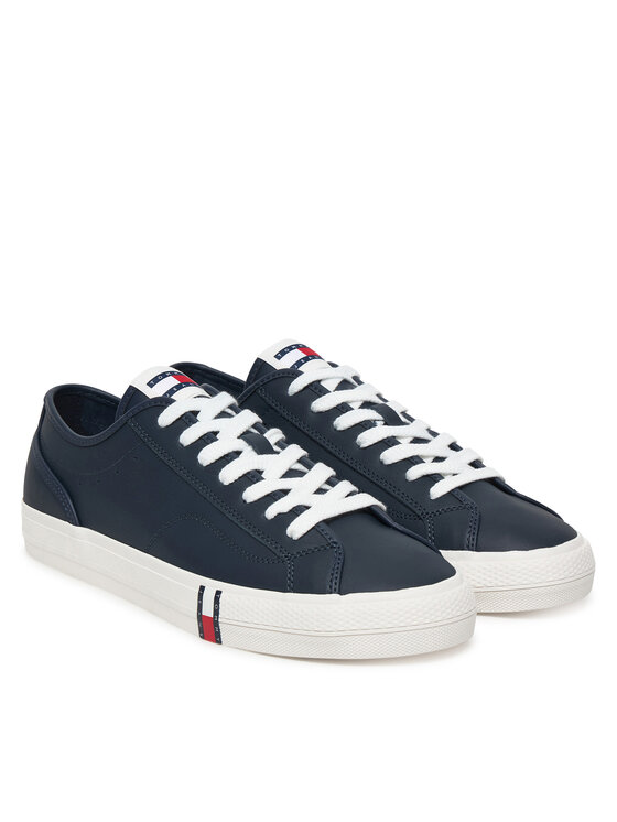 Tommy Jeans Tommy Jeans Сникърси Archive Vulc. Y2K Long Lace EM0EM01676 Тъмносин