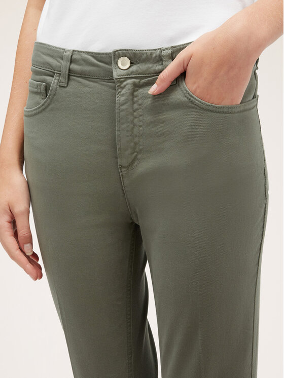 Motivi Motivi Pantaloni di tessuto P727Q003648N035 Verde Regular Fit