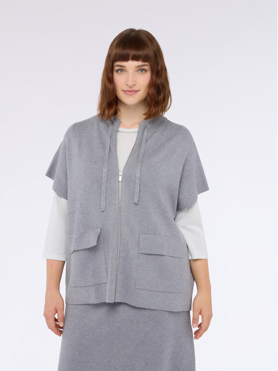 Fiorella Rubino Fiorella Rubino Cardigan M784E001962N013 Grigio Regular Fit