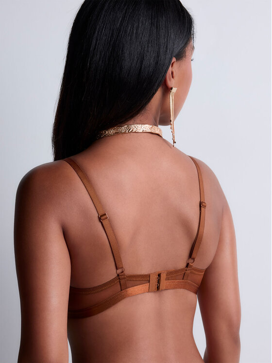 Aubade Aubade Podprsenka Bralette 4BF12 Zlatá