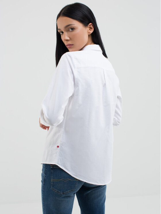 BIG STAR BIG STAR Koszula hansai_101 Biały Comfort Fit