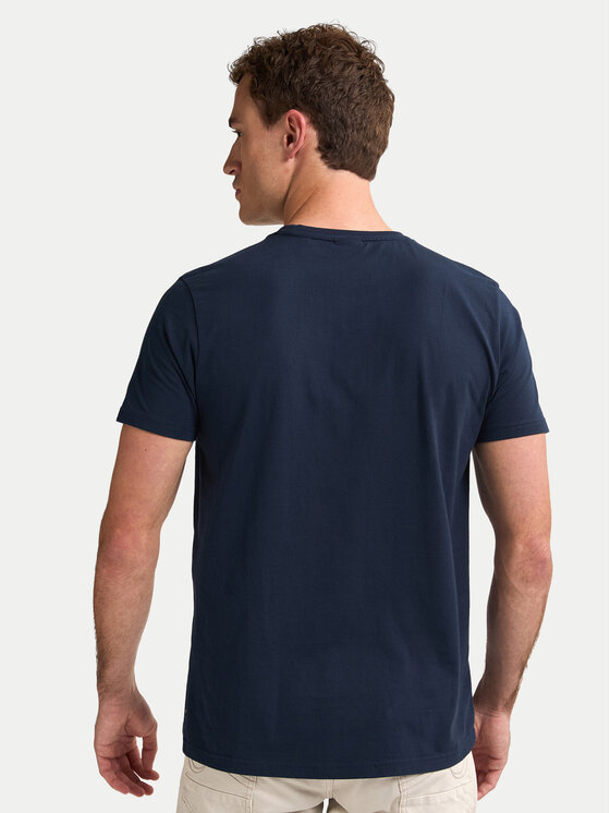 Petrol Industries Petrol Industries T-Shirt M-1050-TSR707 Σκούρο μπλε Regular Fit
