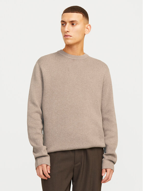 Jack&Jones Džemperis Milano 12259666 Pelēks Relaxed Fit