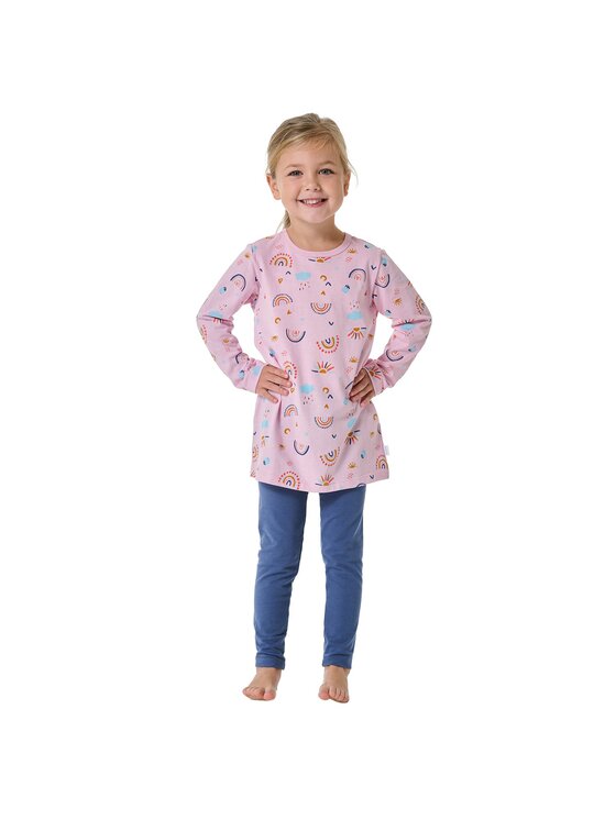 SCHIESSER SCHIESSER Piżama 31030 Różowy Comfort Fit