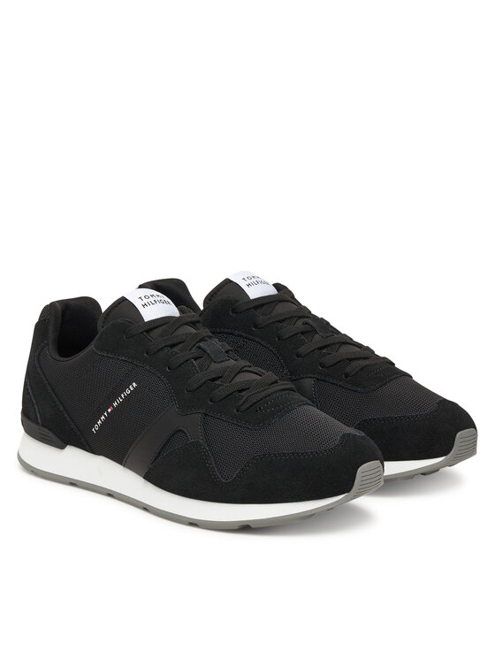 Tommy Hilfiger Tommy Hilfiger Sneakersy Runner Icon Mix FM0FM05679 Černá