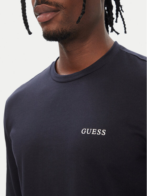 Guess Guess Комплект дълги ръкави U6BG04 K5370 Тъмносин Regular Fit