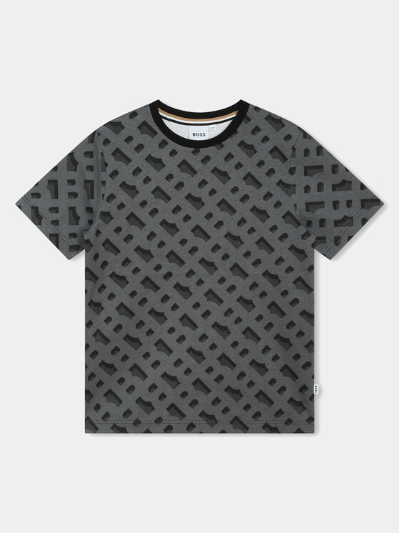 Boss Tričko J50731 D Čierna Slim Fit