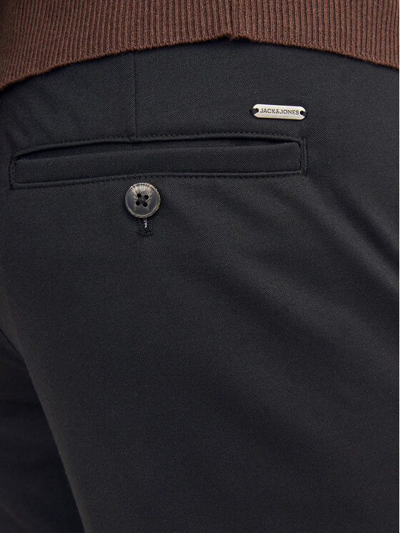 Jack&Jones Jack&Jones Chinos kelnes Marco 12237523 Juoda Slim Fit