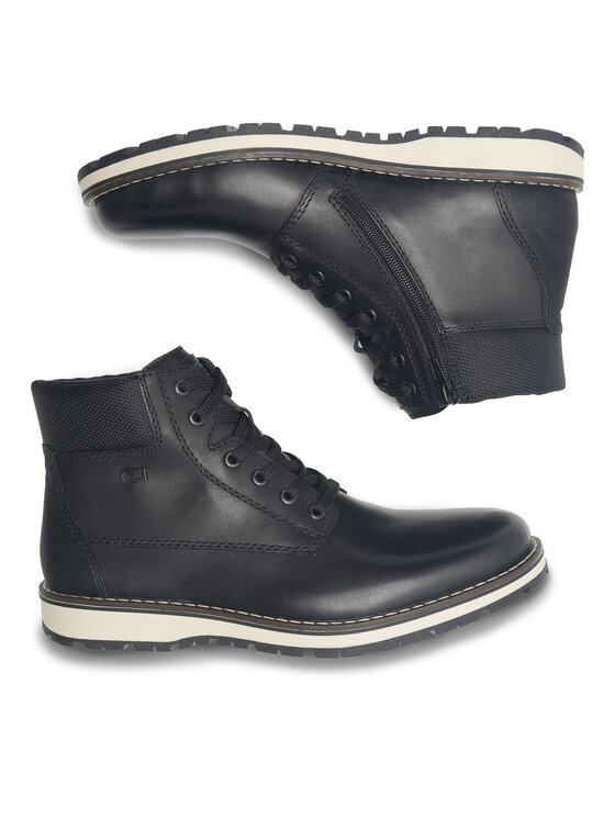 Rieker Rieker Schnürschuhe 38405-00 Schwarz