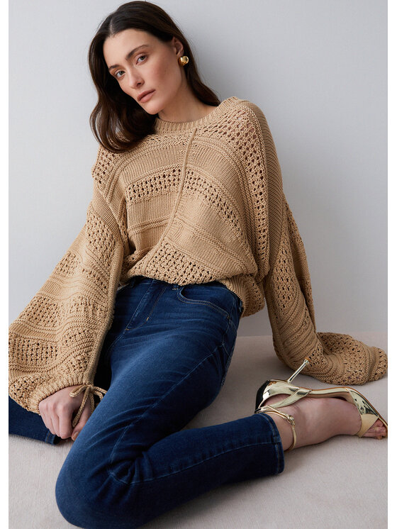 Liu Jo Liu Jo Maglione WA6419MA86R41208 Beige Regular Fit