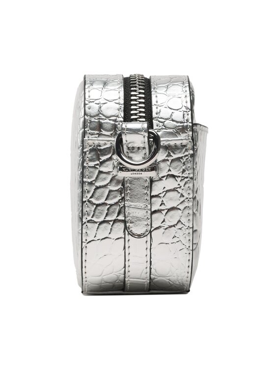 Kurt Geiger Дамска чанта Shoreditch Sm Camera Bag 8475663409 Сребрист