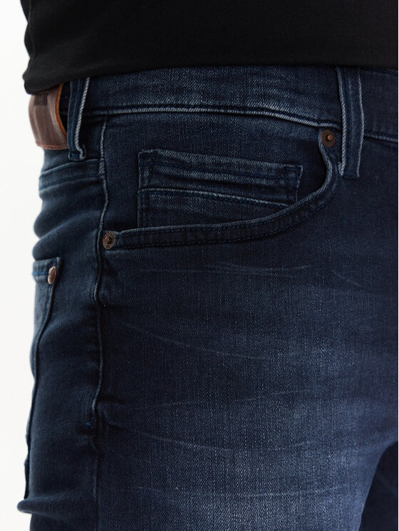 Mustang Mustang Jeansy Vegas 1008948 Granatowy Slim Fit