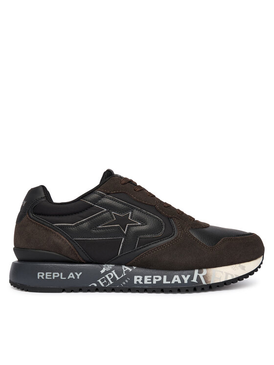 REPLAY REPLAY Sneakersy GMS9I .000.C0008L Brązowy