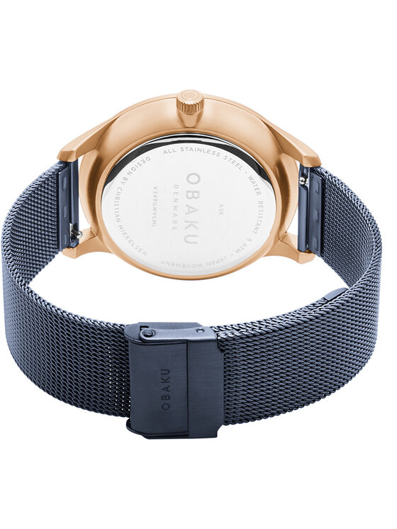 Obaku Obaku Hodinky V249GMVLML Modrá