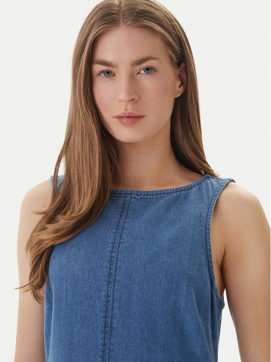 Vero Moda Vero Moda Džinsa kleita Kiara 10346411 Zils Regular Fit