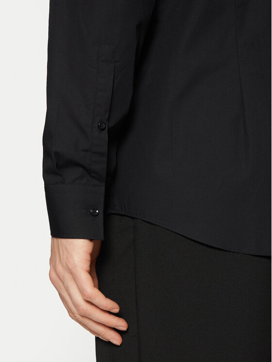 HUGO HUGO Srajca Koey 50534124 Črna Slim Fit