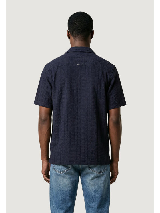 Antony Morato Antony Morato Πουκάμισο HONOLULU RELAXED STRAIGHT FIT Μπλε Relaxed Fit