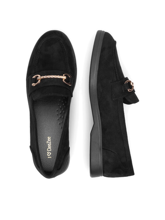 DeeZee DeeZee Loafers DS1590-2 Čierna
