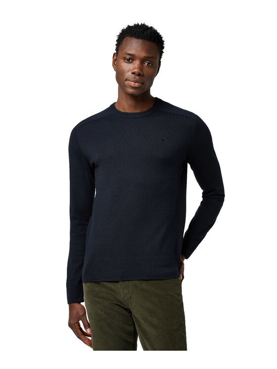 Wrangler Wrangler Sweter 112371536 Czarny Regular Fit