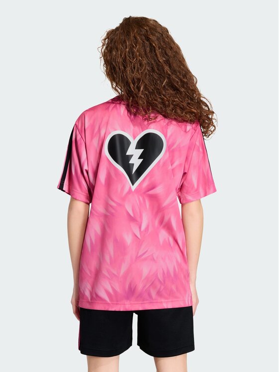 adidas adidas T-Shirt 168687 Koralowy Regular Fit