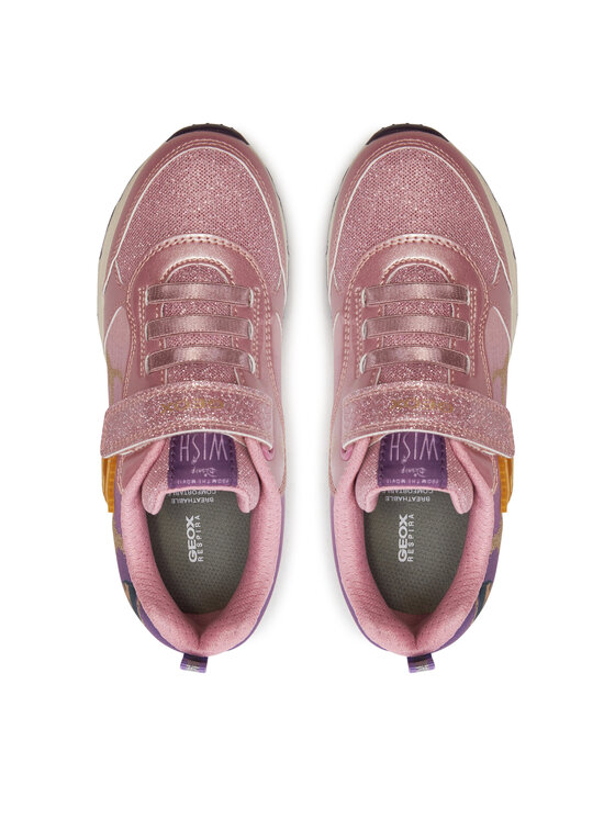 Geox Geox Sneakersy J SPACECLUB GIRL A J458VA 0ANAJ CE88U D Ružová