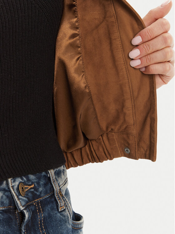 Serge Pariente Serge Pariente Lederjacke Clothilde Vs Braun Regular Fit