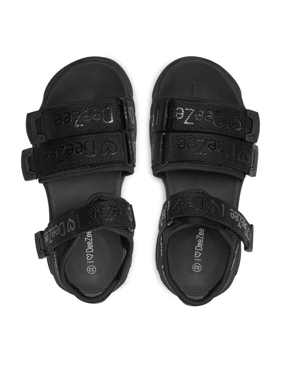 DeeZee DeeZee Sandały CSXP2056-02 Czarny