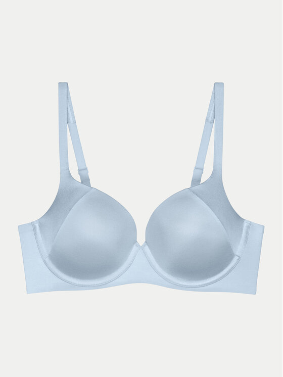 Triumph Triumph Biustonosz z fiszbiną Body Make-up Soft Touch 10194318 Błękitny