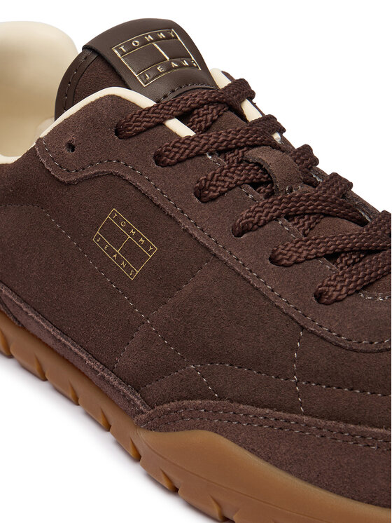 Tommy Jeans Tommy Jeans Superge Tommy Jeans Low Suede Runner EM0EM01800 Rjava
