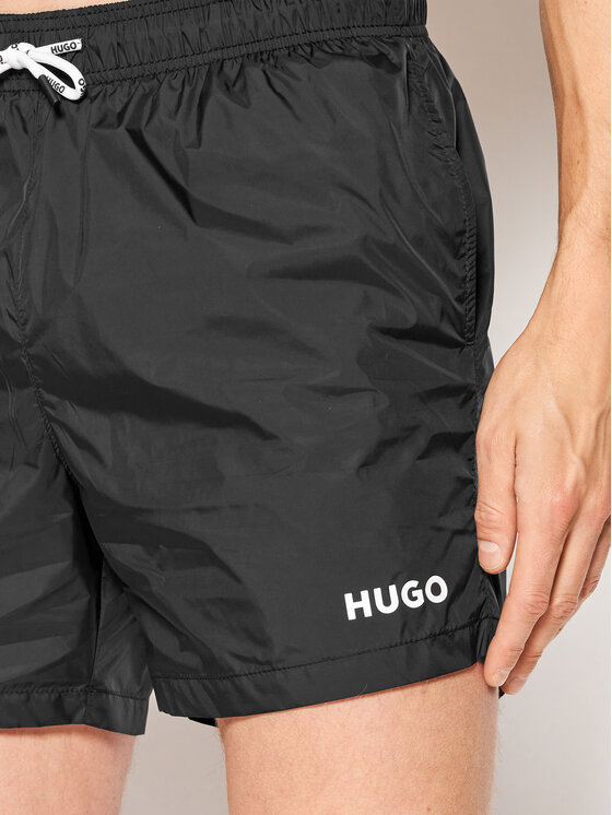 HUGO Hugo Plavecké šortky Haiti 50469312 Černá Regular Fit