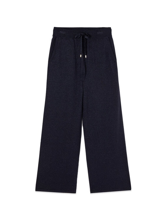 Oltre Oltre Pantaloni di tessuto P603J002463N034 Blu Baggy Fit