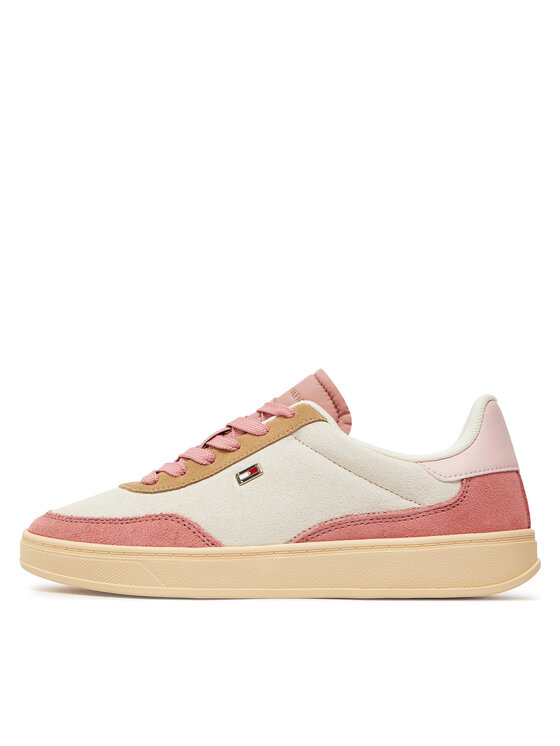 Tommy Hilfiger Tommy Hilfiger Laisvalaikio batai Heritage Court Sneaker FW0FW07890 Smėlio